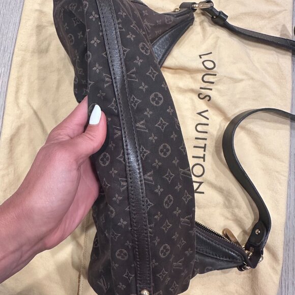 Louis Vuitton Hobo Croissant Moon Sling Bag - Brown Monogram Logo Cross Body - Picture 5 of 10